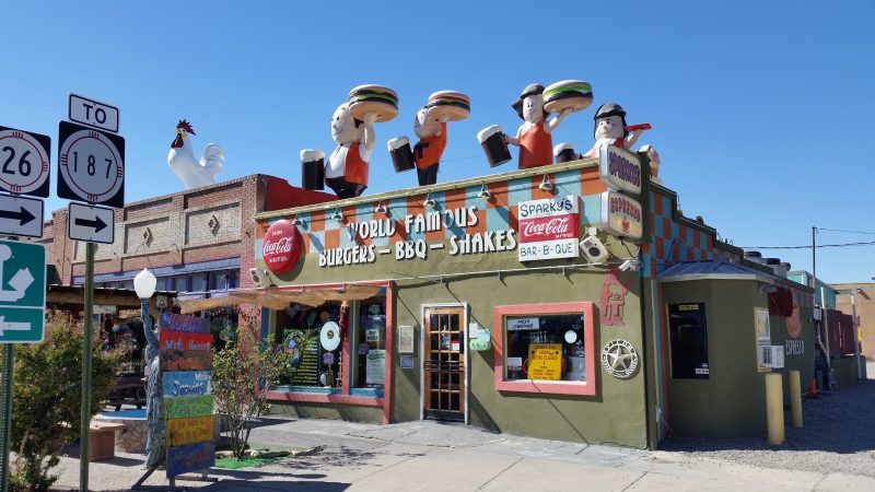 A colorful roadside restaurant in Hatch, New Mexico.