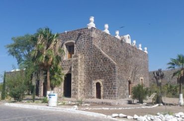 The Baja Mission of Santa Rosalia de Mulege in Mexico.