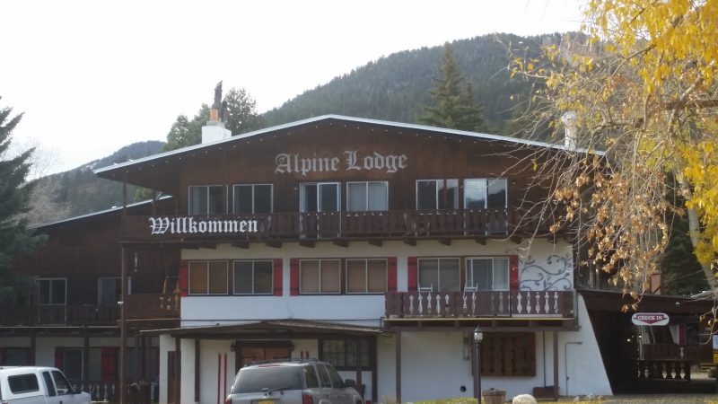 An alpine-like lodge on the Enchanted Circle Scenic Drive in New Mexico.