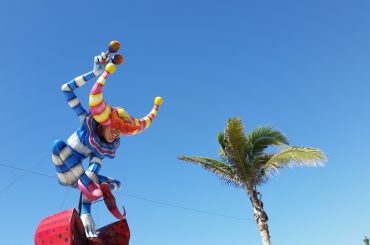 A Carnival figure on the Mazatlan Malecon.