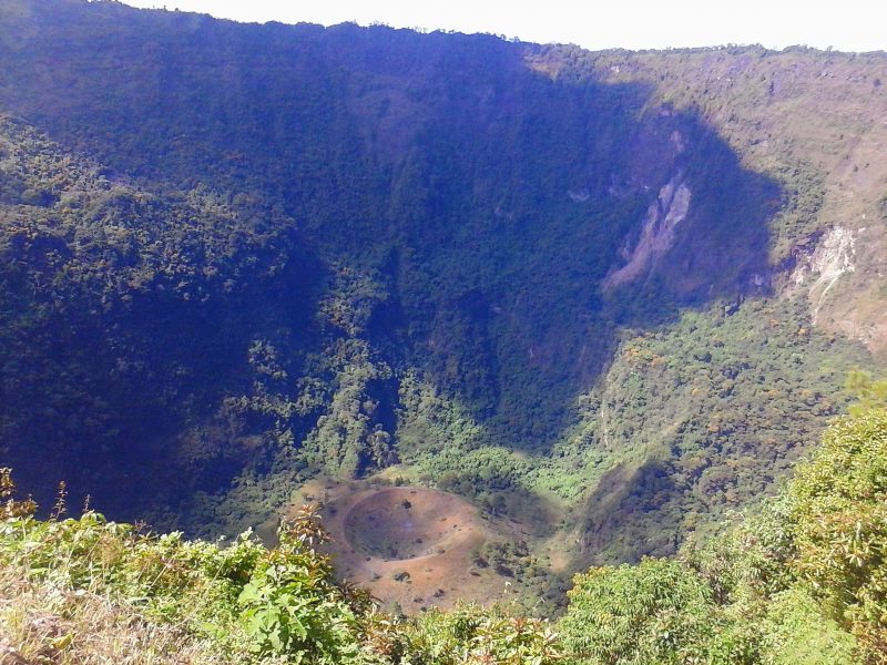 A volcanic crater in El Salvador.
