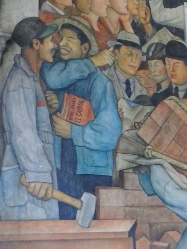 Diego Rivera mural from the National Palace in Mexico City depicting various events throughout the history of the Mexican people.