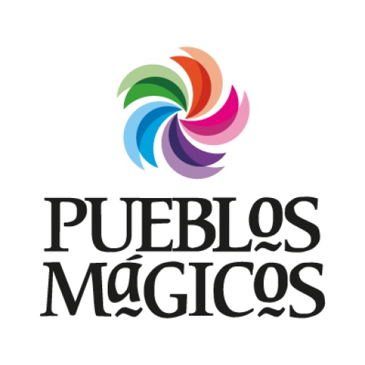 An official logo for "Pueblo Magicos" in Mexico.