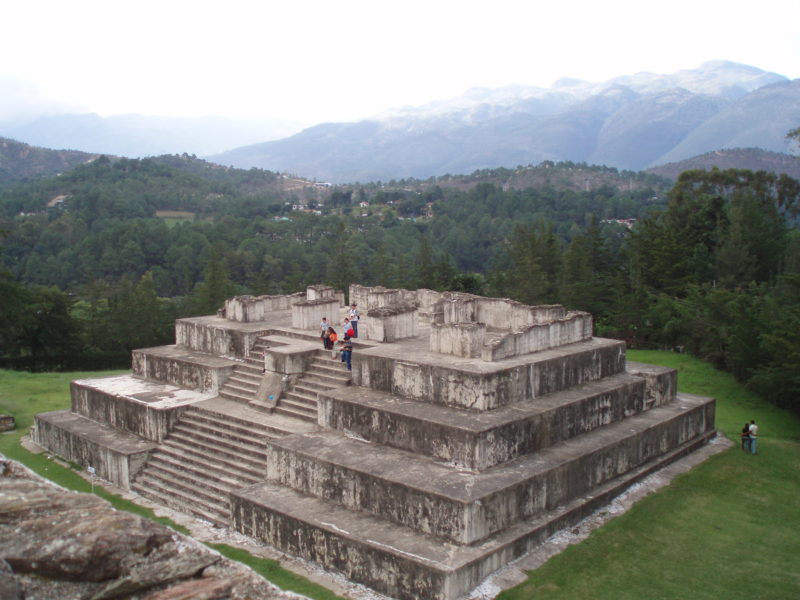 The ruins of Zaculeu near Huehuetenango, Guatemala.